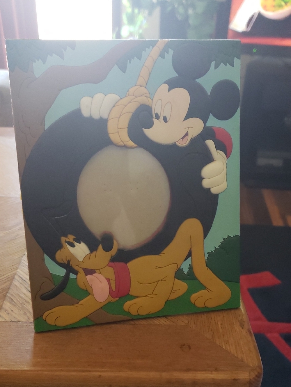 Disney Mickey Mouse & Pluto Photo Frame in Black, Yellow, Red